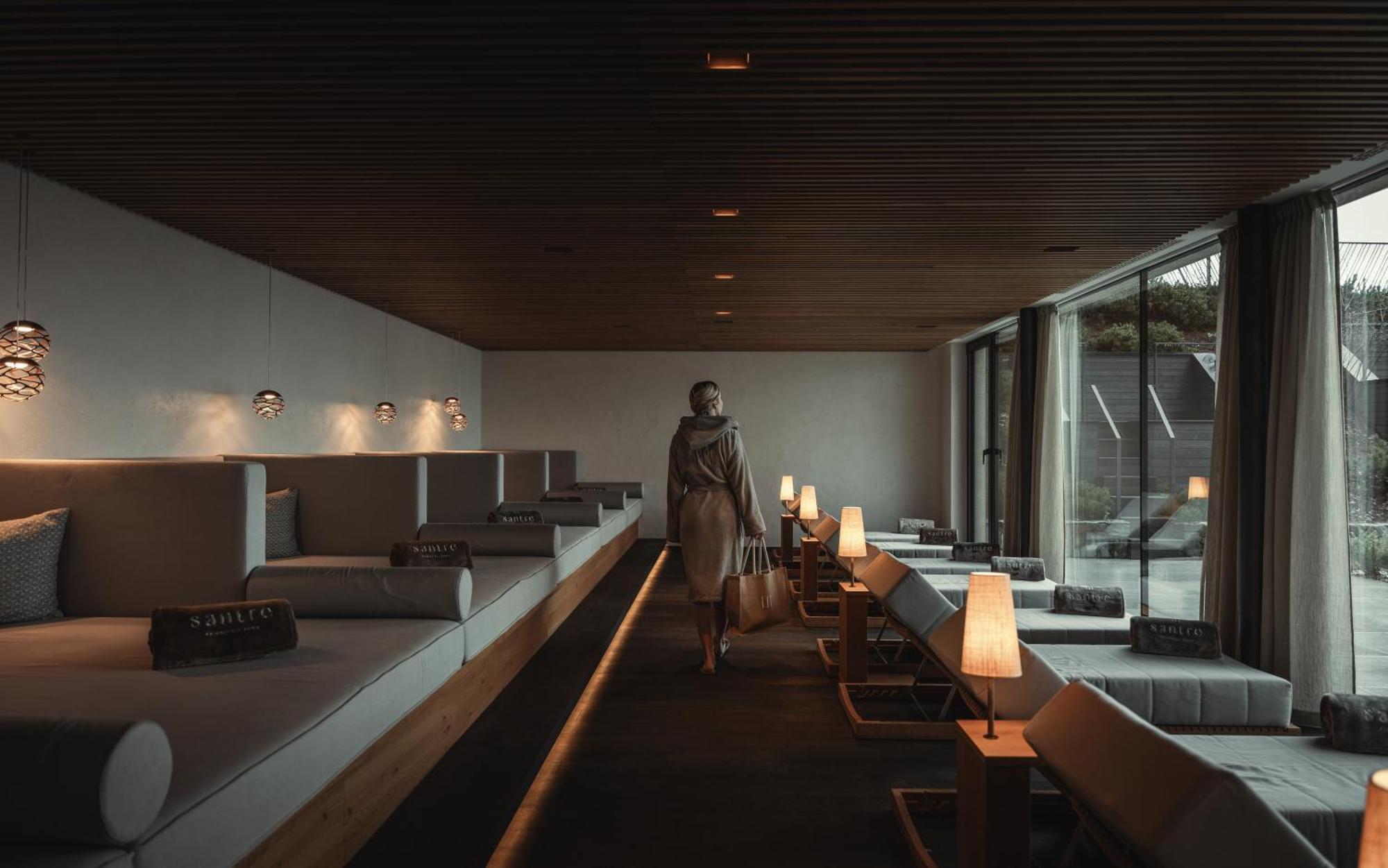 Santre Dolomythic Home ブレッサノーネ エクステリア 写真 Interior of the restaurant