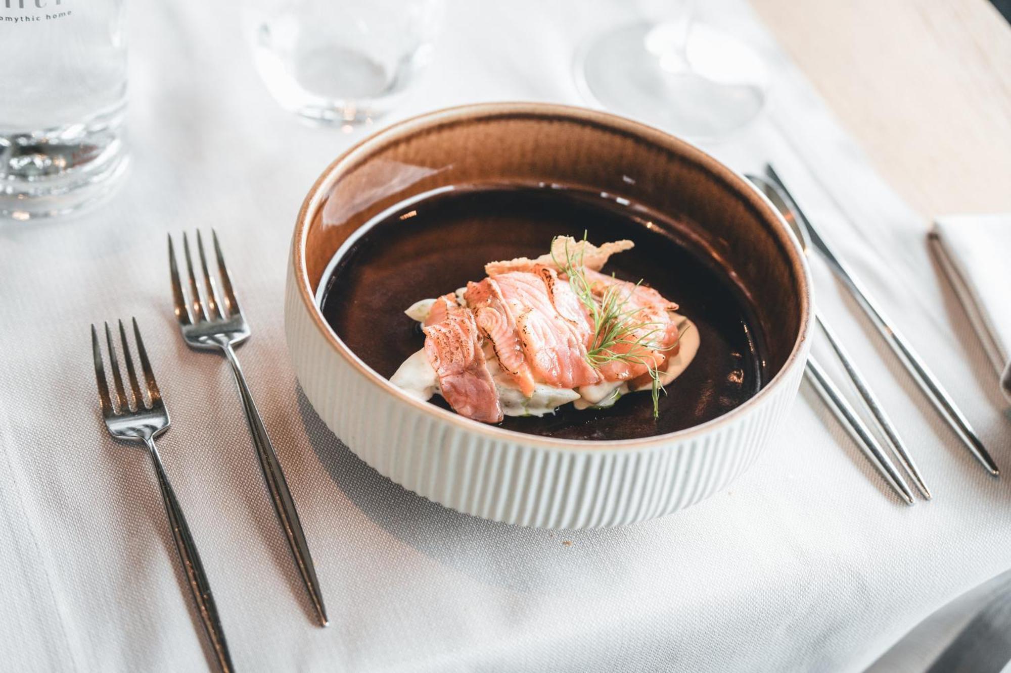 Santre Dolomythic Home ブレッサノーネ エクステリア 写真 A dish at the restaurant